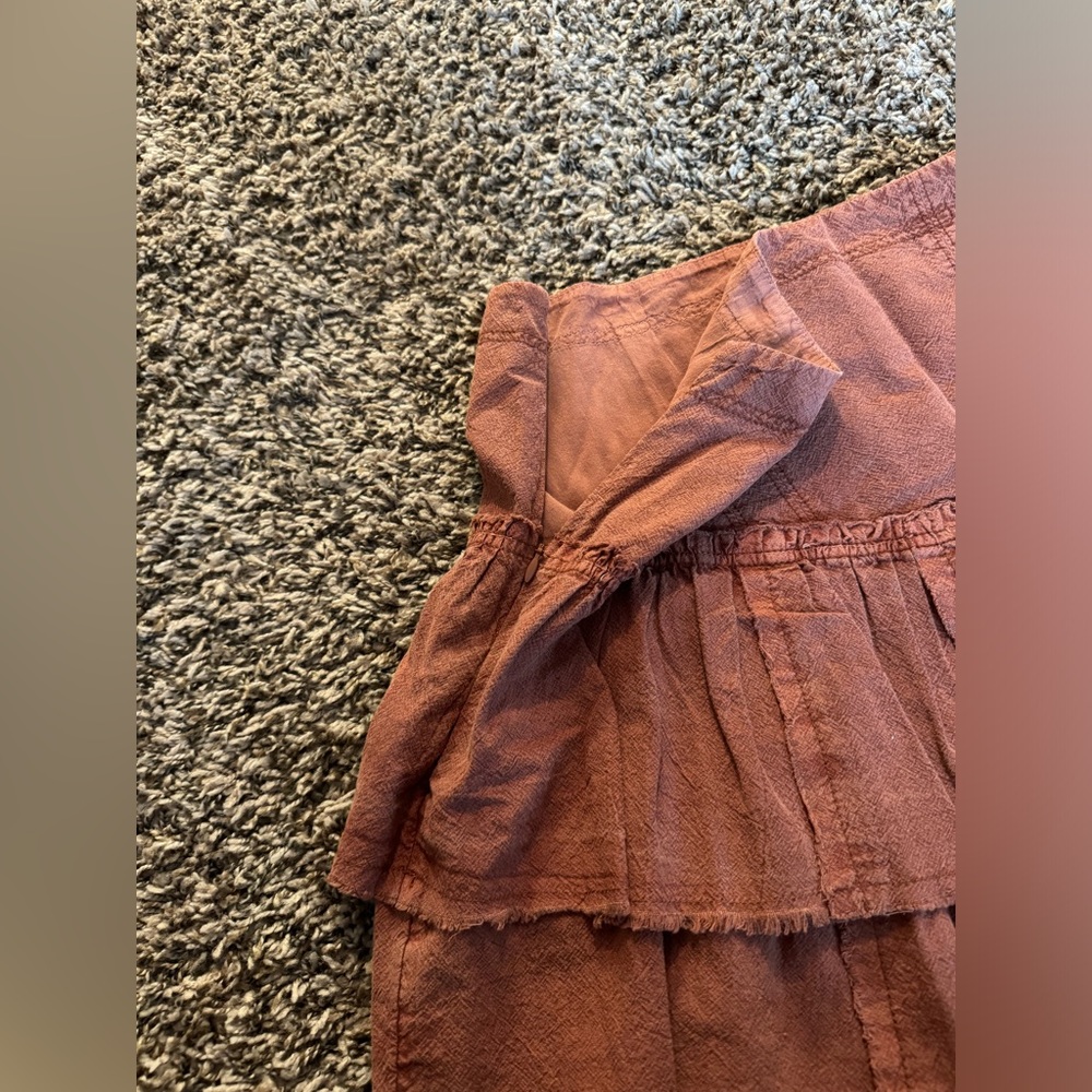 Free People Ruffles In the Sand Mini Skirt - Picture 6 of 7